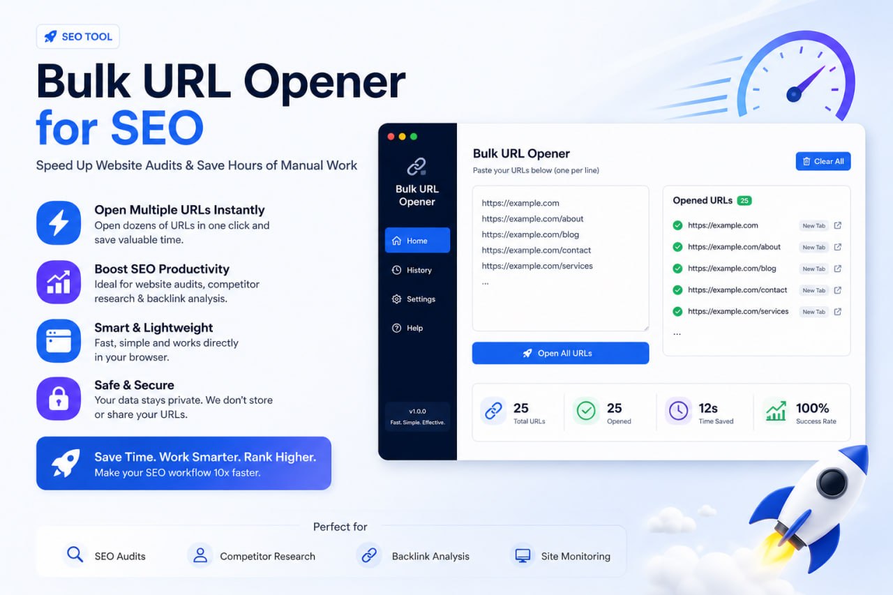 bulk url opener seo Audit guide